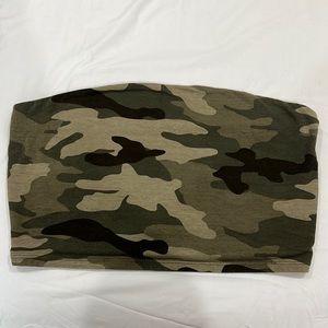 Camo Tube top